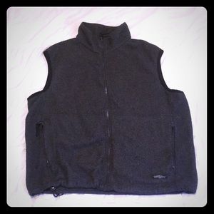 White Sierra Full-Zip Vest, Charcoal Grey, XL